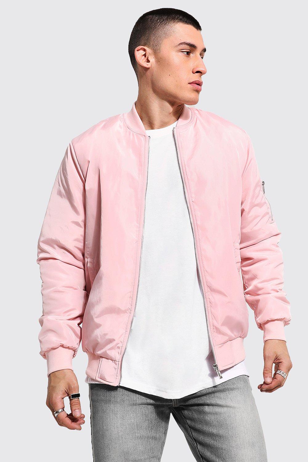 Mens Blue Ma1 Bomber Jacket, Blue